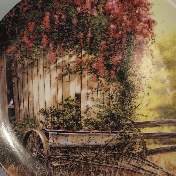 Maurice Harvey "The Vintage Seed Planter" Collector Plate - Picture 4 of 5